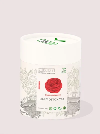 WHITE TEA - SILVER TIPS (ROSE PETALS)